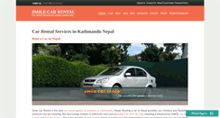 Desktop Screenshot of nepalvehiclerental.com