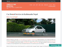 Tablet Screenshot of nepalvehiclerental.com